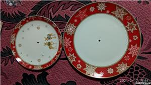 Platou prajituri, portelan, supraetajat, 2 niveluri