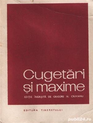 Cugetări şi maxime