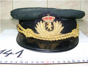 Șapcă militară ofițer belgian, anul 1986 (cod 141)  - imagine 7