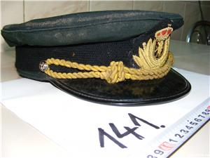 Șapcă militară ofițer belgian, anul 1986 (cod 141)  - imagine 4