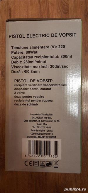 Pistol electric de vopsit, 80W, 220v, 280 ml/minut, 800 ml, Nou! - imagine 7