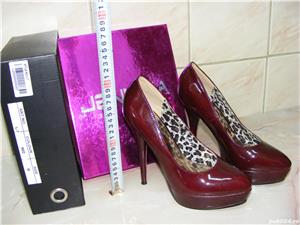 Pantof damă vișiniu, mărimea 39 