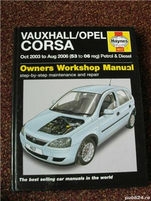 Haynes Opel Corsa anii 2000-2006, manuale reparatii auto - imagine 3