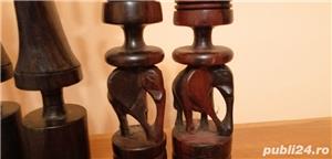 Suporti lumânări din abanos - imagine 3