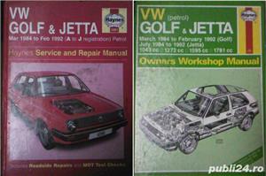 Set 2 manuale reparatii auto Haynes: VW Golf Jetta 1984-1992; 1974-1984; manual Golf Vento 1992-1998