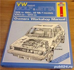 Set 2 manuale reparatii auto Haynes: VW Golf Jetta 1984-1992; 1974-1984; manual Golf Vento 1992-1998 - imagine 4