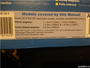 Haynes: Rover 25 / Rover 45 / Rover 75 1999-2006, manuale reparatii auto - imagine 2