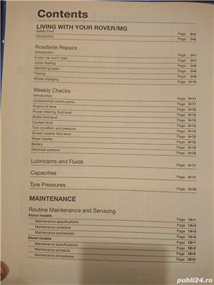 Haynes: Rover 25 / Rover 45 / Rover 75 1999-2006, manuale reparatii auto - imagine 3
