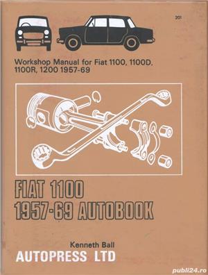Manual reparatii Autobooks Fiat 500 anii 1957-73; Fiat 1100 &1200, 1957-69; Fiat 1300 &1500, 1961-67 - imagine 6