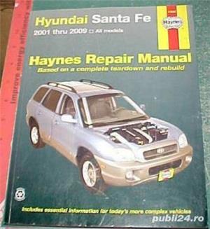 Haynes:Hyundai Santa Fe 2001-2009, Excel & Accent 86-98, Pony 85-94, manuale reparatii auto  - imagine 2