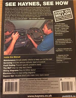 Manuale reparatii auto Haynes: Ford Transit 2000-2006; Ford Transit Connect 2002-2011 - imagine 3
