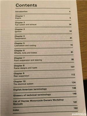 Manuale moto Haynes pt. intretinere, reparatii electrice motociclete, scutere - imagine 4