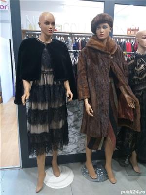 Palton blana nurca marimea 38-40  (nou)