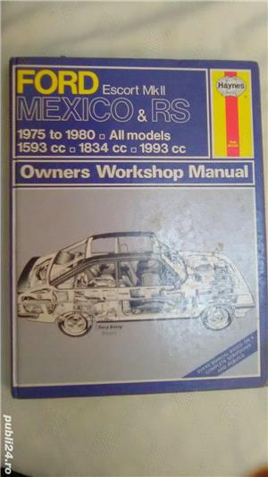 Haynes: Ford Escort I, II, Ford Mexico anii 1968-80, manuale auto InterEurope  - imagine 6