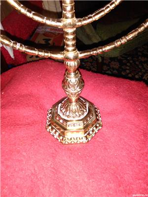 menora bronz masiv anul 1970
