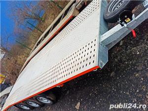 inchiriez platforma 6m cu 3 axe inchirieri remorci cu 1,2 sau 3 axe platforme atv remorca moto - imagine 2