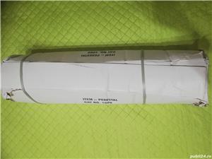 DE VÂNZARE! ESTE NOU NOUȚ. Set lavoar și piedestal din ceramică, alb. - imagine 5