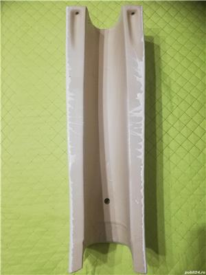 DE VÂNZARE! ESTE NOU NOUȚ. Set lavoar și piedestal din ceramică, alb. - imagine 3