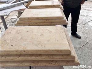 Capace de gard din travertin/marmura/granit
