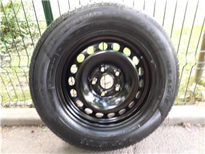 Set roți oțel originale skoda 5x112/15" Rezervă 200 - imagine 1