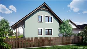 Vand proiect pentru o casa unifamiliala Parter + Mansarda, 1.299 E ! - imagine 5