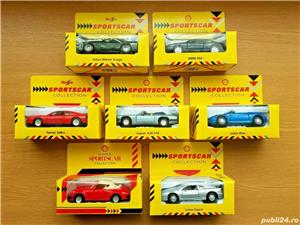 Maisto Sportscar Colectia Shell anii '90, machete auto metal sc. 1:43, Jaguar, Ferrari, Lotus, BMW