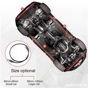 Set 4 benzi lumini LED RGB tuning masina SuperBright 8 culori waterproof telecomanda +CADOU - imagine 4