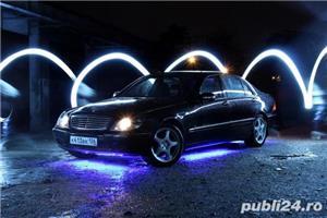 Set 4 benzi lumini LED RGB tuning masina SuperBright 8 culori waterproof telecomanda +CADOU - imagine 9