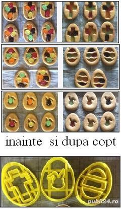 forma inima -decupat si modelat biscuiti Craciun, Valentine, onomastici,1-8 martie, Pasti - imagine 8