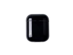 Husa pentru carcasa suport protectie casti Apple Airpods, neagra