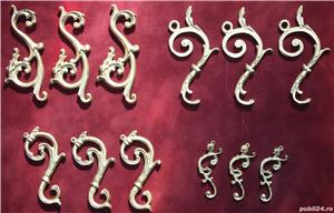 Anse, agatatori, carlige din bronz pentru candela