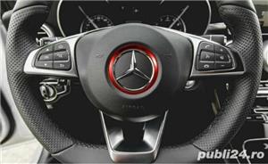 Inel ornament decor buton logo emblema volan Mercedes-Benz CLA, GLC, A