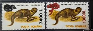 Timbre 2001 Animale (supratipar șarpe), MNH