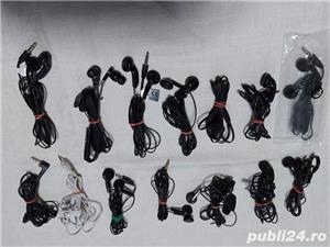 Casti stereo handsfree pe fir, noi/nefolosite, originale, cu microfon, HI-FI, diferite modele - imagine 2