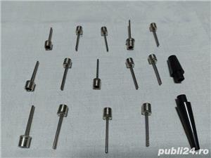 Ace metalice, marime universala, pentru umflat mingi de sport