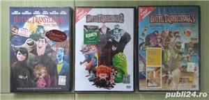 Trilogia  DVD Hotel Transylvania 1, 2, 3. Desene animate
