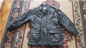 Haina de piele barbati