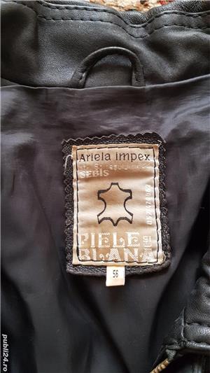 Haina de piele barbati - imagine 2