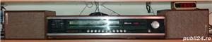 Radio stereo retro colectie Tehnoton Iasi Bucur 6 cu boxe vintage intrare pick-up - imagine 5