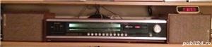 Radio stereo retro colectie Tehnoton Iasi Bucur 6 cu boxe vintage intrare pick-up - imagine 4