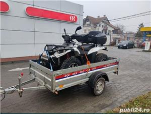 Remorca platforma atv moto de închiriat 260 x 135 cm util - imagine 3