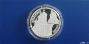 Moneda Argint - 10 lei - 2007 - Manastirea Snagov  - imagine 2