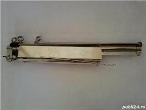 Portativ stativ muzical partitura note inox, pliabil nou, inalt 150 cm - imagine 10