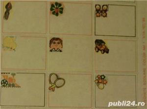 Coala vintage 25 etichete scolare "comuniste", etichete color aspect timbre dinainte de 1989