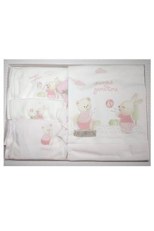 Set roz cadou nou-nascut 10 piese Cheerful Game Time