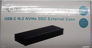 Adaptor Caddy SSD USB-C M2-NVMe Profesional Metalic NOU