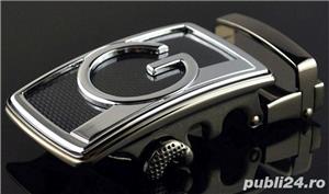 Curea de lux, piele, initiala nume: G / S , catarama automata