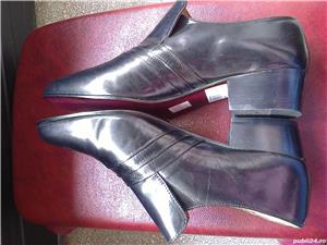 Pantofi barbati piele noi Anglia, eleganti pt. nunta, birou: James Granville nr. 44, 45, 46 - imagine 2