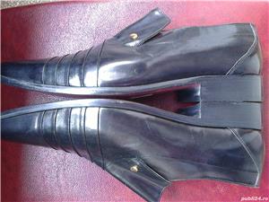 Pantofi barbati piele noi Anglia, eleganti pt. nunta, birou: James Granville nr. 44, 45, 46 - imagine 6