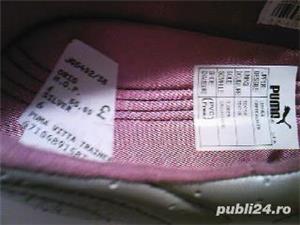 Puma Vitta, balerini piele noi argintii sau albi nr. 39 reducere 50% - imagine 2